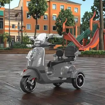 Vespa Scooter Grey - ელექტრო მოპედი, 2 image