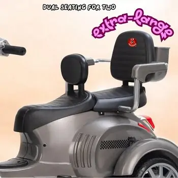 Vespa Scooter Grey - ელექტრო მოპედი, 5 image