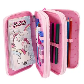 Girabrilla Puffer pencil case 3 stages - საბავშვო ფანქრების ქეისი, 2 image