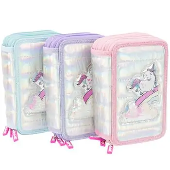 Girabrilla Puffer pencil case 3 stages - საბავშვო ფანქრების ქეისი, 6 image
