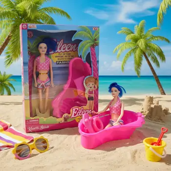 Pool Set Doll - სათამაშო თოჯინა