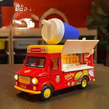 Drinks Pull Back Truck - სათამაშო მექანიკური მანქანა