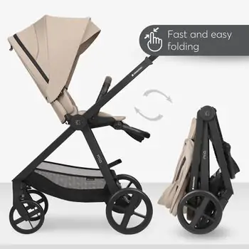 KikkaBoo Mia  4in1 Beige - საბავშვო ეტლის კომპლექტი, 2 image