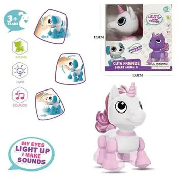 Cute Friends & Smart Pink Mini Unicorn -  სათამაშო რობოტი უნიქორნი