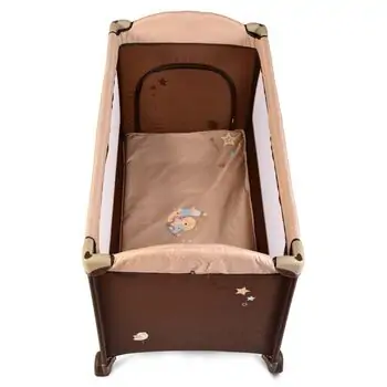 Cangaroo Sleepy Turquoise ორ დონიანი საწოლ-მანეჟი, 9 image