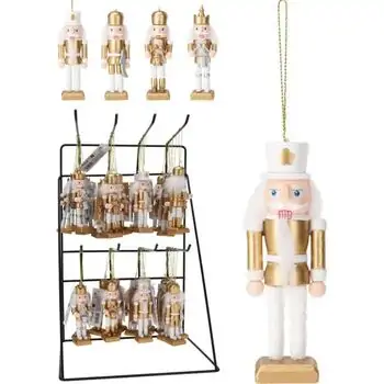 Nutcracker Christmas Decoration Gold - საახალწლო დეკორაცია მაკნატუნა