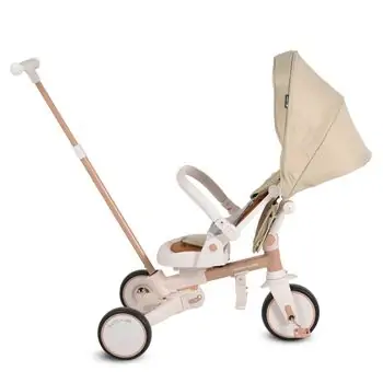 Byox Tricycle Compacto  4 in1 Beige - სასეირნო ველო-ეტლი, 4 image