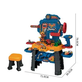 Realistic Construction Tool Set And Accessories - საბავშვო ხელსაწყოების ნაკრები, 6 image