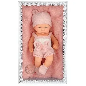 Cute Baby Doll + Pillow Pink - საბავშვო სათამაშო თოჯინა