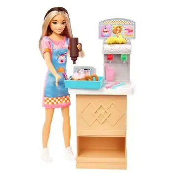 Barbie Skipper Doll And Snack Bar Playset ბარბის თოჯინა აქსესუარებით