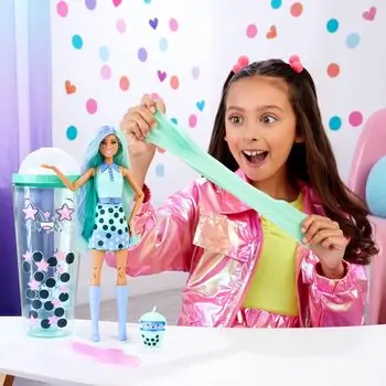 Barbie Pop Reveal Bubble Tea Series Fashion Doll - ბარბის სათამაშო თოჯინა, 2 image