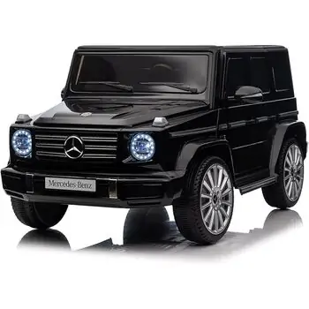 Mercedes-Benz G500 Car Black - ელექტრო მანქანა კაუჩუკის საბურავებით, 2 image
