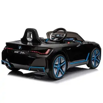 BMW Sport Car Black- ელექტრო მანქანა კაუჩუკის საბურავებით, 6 image