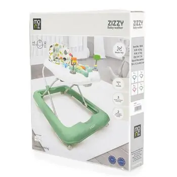 Moni Baby Walker Zizzy Mint - ჭოჭინა, 6 image