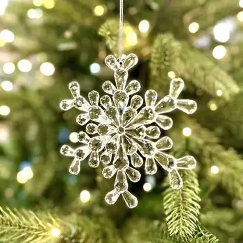 Snowflake Christmas Hanging Decoration - ნაძვის ხის სათამაშო