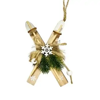 Christmas Wooden Hanging Decoration - ნაძვის ხის სათამაშო
