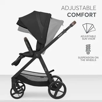 KikkaBoo Mia  4in1 Black - საბავშვო ეტლის კომპლექტი, 3 image