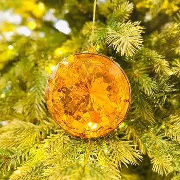 Gold Diamond Hanging Decoration - ნაძვის ხის სათამაშო