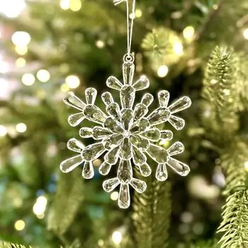 Snowflake Christmas Hanging Decoration - ნაძვის ხის სათამაშო