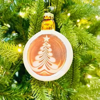 Coffee Cup Hanging Decoration - ნაძვის ხის სათამაშო, 2 image