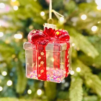 Gift Box Hanging Decoration - ნაძვის ხის სათამაშო