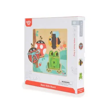 Tooky Toy Basic Skills Board TH942 - ხის განსავითარებელი სათამაშო, 5 image