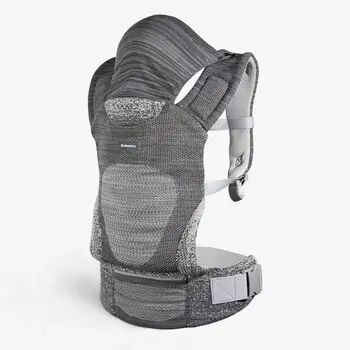 KikkaBoo Hoody Fly knit Grey - კენგურუ