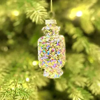Candy Glass Hanging Decoration - ნაძვის ხის სათამაშო