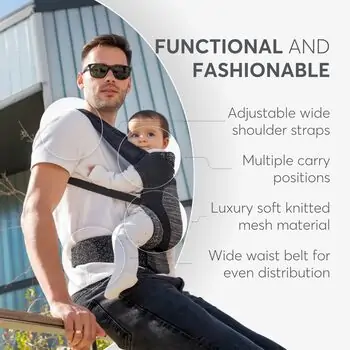 KikkaBoo Hoody Fly knit Grey - კენგურუ, 5 image