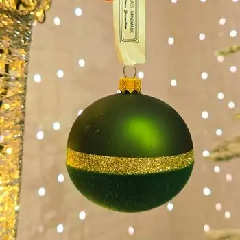 Half Velvet Ball Hanging Decoration - ნაძვის ხის სათამაშო