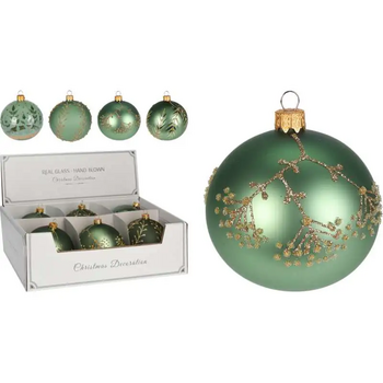 Christmas Flower Ornament Ball Hanging Decoration - ნაძვის ხის სათამაშო, 2 image