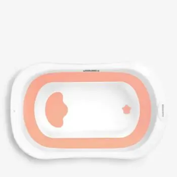 KikkaBoo Foldable Bathtub Fiji Pink - ჩვილის დასაკეცი აბაზანა, 5 image
