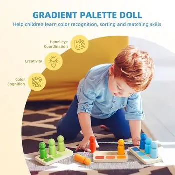 Tooky Toy Montessori Color Play Box - განსავითარებელი სათამაშო, 6 image
