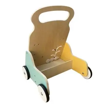Tooky Toy  Wooden Ride-on Walker - საბავშვო ხის ვოლქერი, 3 image