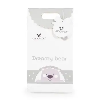 Cangaroo Baby blanket 70x100 cm Dreamy bear grey - ახალშობილის პლედი, 3 image