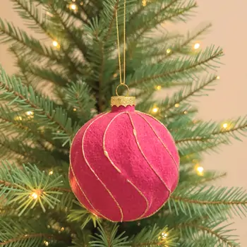 Pink And Gold Christmas Hanging Decoration - ნაძვის ხის სათამაშო
