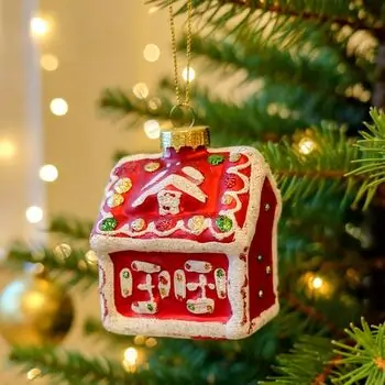Village House Hanging Decoration - ნაძვის ხის სათამაშო