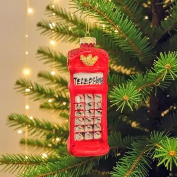 Telephone Box Hanging Decoration - ნაძვის ხის სათამაშო
