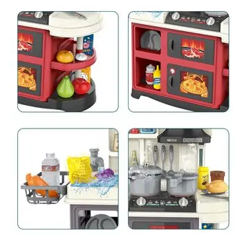 Kitchen Set With Light And Spray - სათამაშო სამზარეულო, 3 image