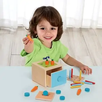 Tooky Toy Educational Play Box - განსავითარებელი სათამაშო, 12 image
