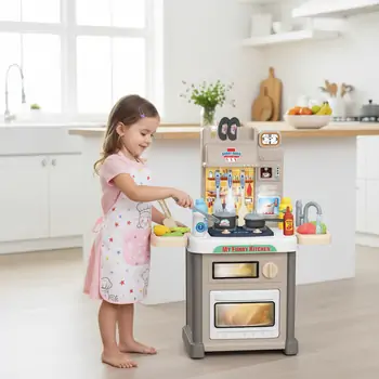 Little Chef Playset Funny Kitchen  - სათამაშო სამზარეულო, 2 image