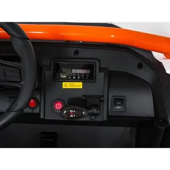 Racing Road Car White - ელექტრო მანქანა კაუჩუკის საბურავებით, 8 image