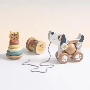 Tooky Toy 3 In 1 Gift Box - ხის განსავითარებელი სათამაშოების ნაკრები, 4 image