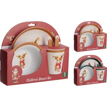 Christmas Dinner Set 5 Pcs  - საახალწლო ჭურჭლის კომპლექტი
