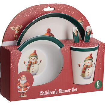 Christmas Dinner Set 5 Pcs  - საახალწლო ჭურჭლის კომპლექტი, 4 image