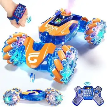 Double Remote Control Car With Light And Spray -  სათამაშო დისტანციური მანქანა განათებით და ორთქლით, 2 image