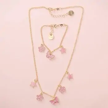 Gipsy Bijoux necklace and bracelet Rose - საბავშვო ყელსაბამი და სამაჯური
