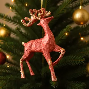Red Deer Hanging Decoration - ნაძვის ხის სათამაშო