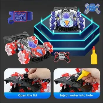 Double Remote Control Car With Light And Spray -  სათამაშო დისტანციური მანქანა განათებით და ორთქლით, 4 image