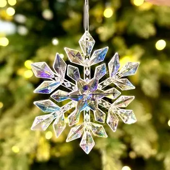 Snowflake Christmas Hanging Decoration - ნაძვის ხის სათამაშო